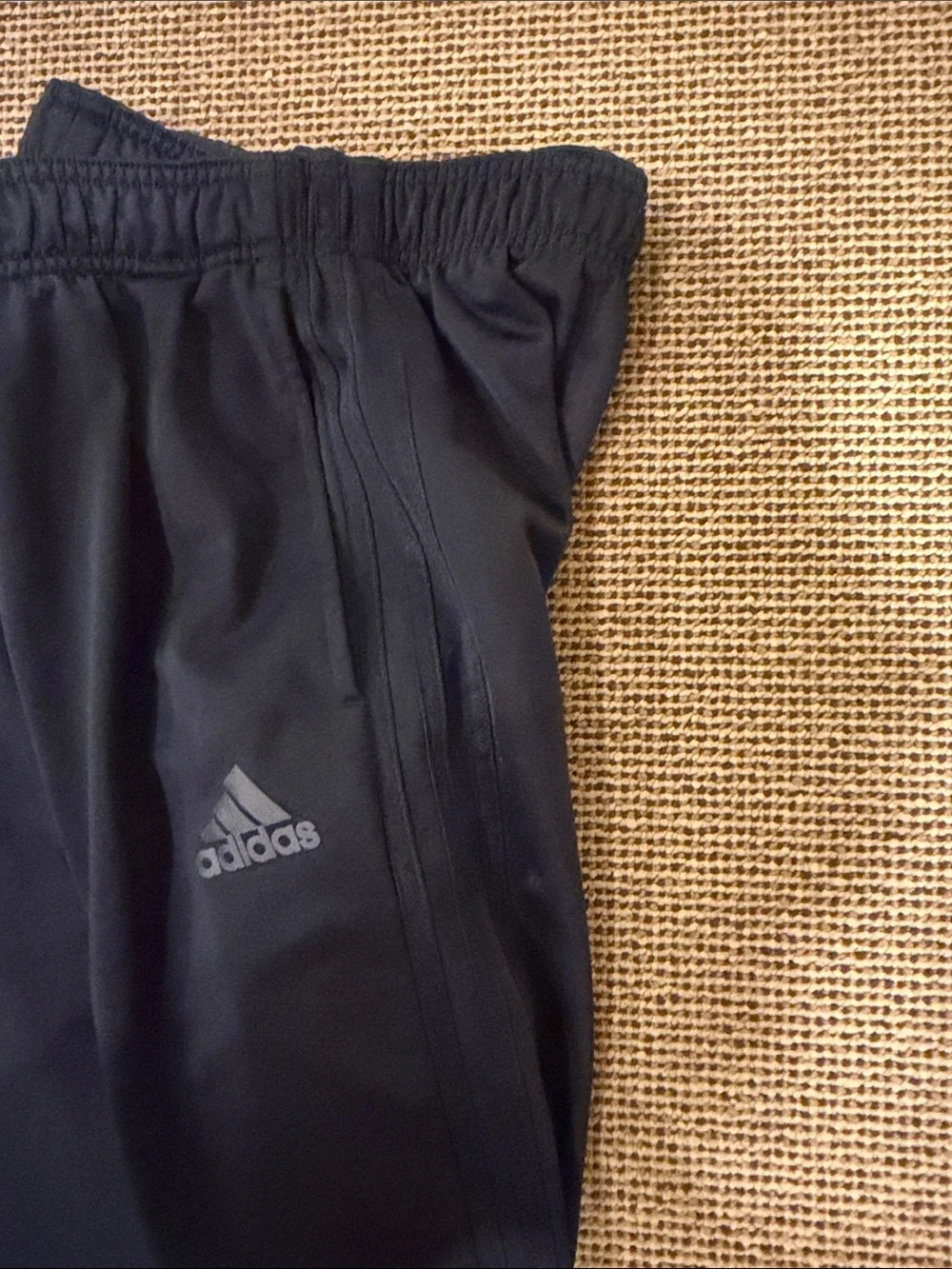 adidas mens black Track Joggers